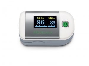 Уред за измерване нивото на кислород в кръвта и сърдечния пулс Medisana Pulse oximeter PM 100, Германия