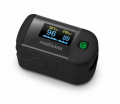 Медицински пулсоксиметър Medisana Pulse Oximeter PM 100, Уред за измерване нивото на кислород в кръвта и сърдечния пулс, Германия, Черен