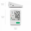 Говорещ апарат за измерване на кръвно налягане Medisana BU 586 Voice, Германия, Интегриран сензор за движение, Голям LCD дисплей, Голям маншет за ръка 22-43 см